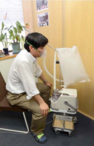 Radon gas inhalation device from Japanese government lab.